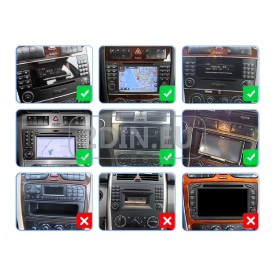 MERCEDES CLC, W203, W209, W463 - МУЛТИМЕДИЯ / Навигация, CPU: 8-Core, RAM: 4Gb, Android DSP